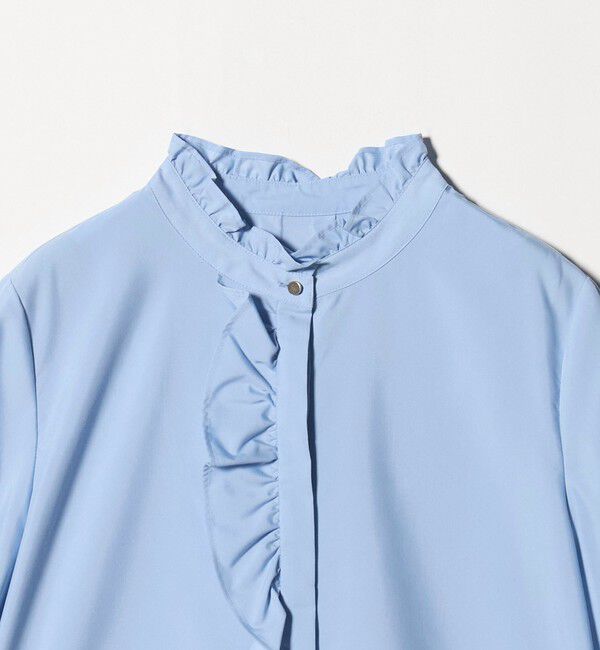 UNITED ARROWS green label relaxing「フリル ディテール ショートスリーブ ブラウス」|シャツ・ブラウス|