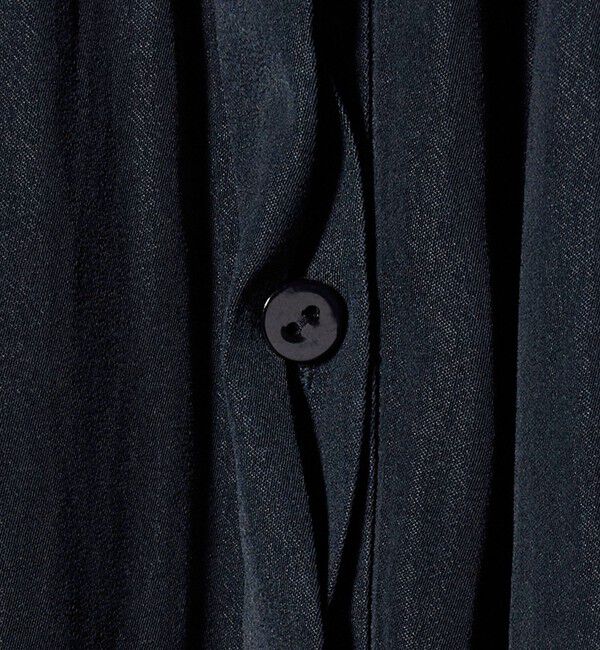 UNITED ARROWS green label relaxing「サテン ギャザー フレンチスリーブ ワンピース」|ワンピース|