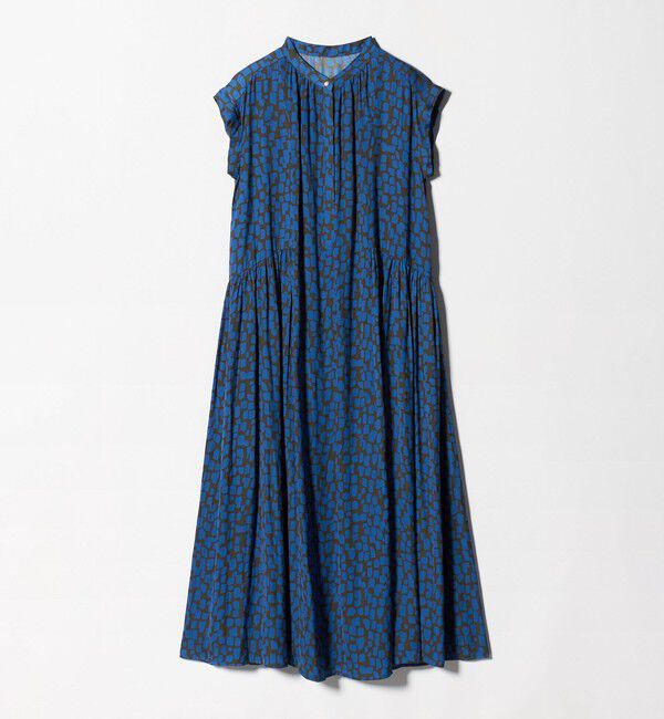 UNITED ARROWS green label relaxing「サテン ギャザー フレンチスリーブ ワンピース」|ワンピース|その他1