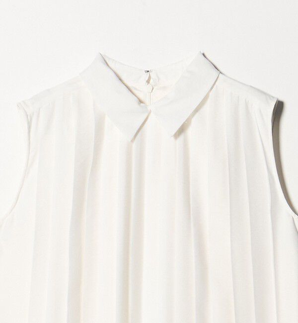 UNITED ARROWS green label relaxing「エリツキ プリーツ ノースリーブ ワンピース」|ワンピース|