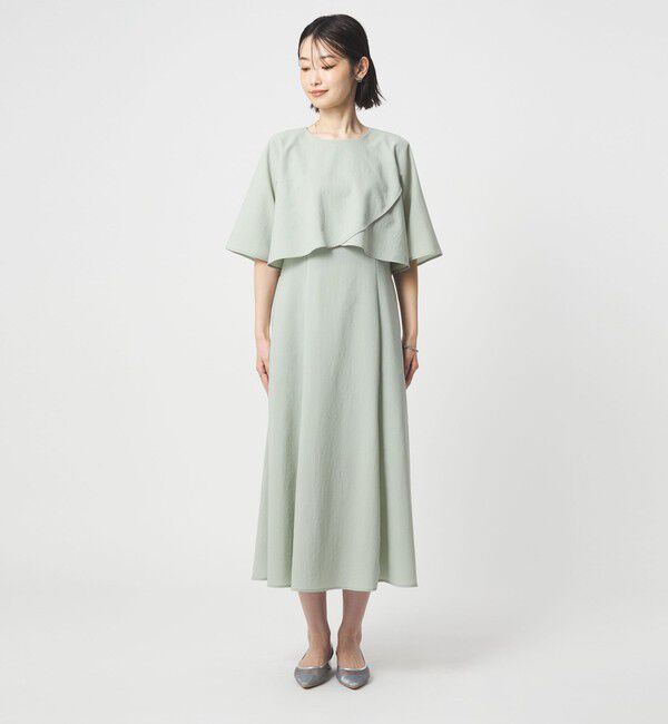 UNITED ARROWS green label relaxing「ケープ ナローフレア ワンピース」|ワンピース|