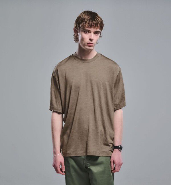 UNITED ARROWS green label relaxing「【別注】＜Marmot＞メリノウール 半袖 Tシャツ」|Tシャツ・カットソー|