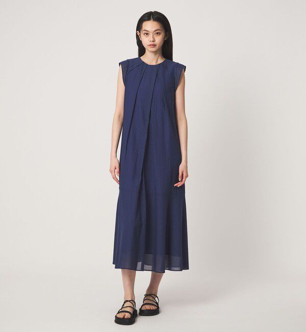 EMMEL REFINES「＜EMMEL REFINES＞EM C/PEシフォン 2WAY ワンピース」|ワンピース|