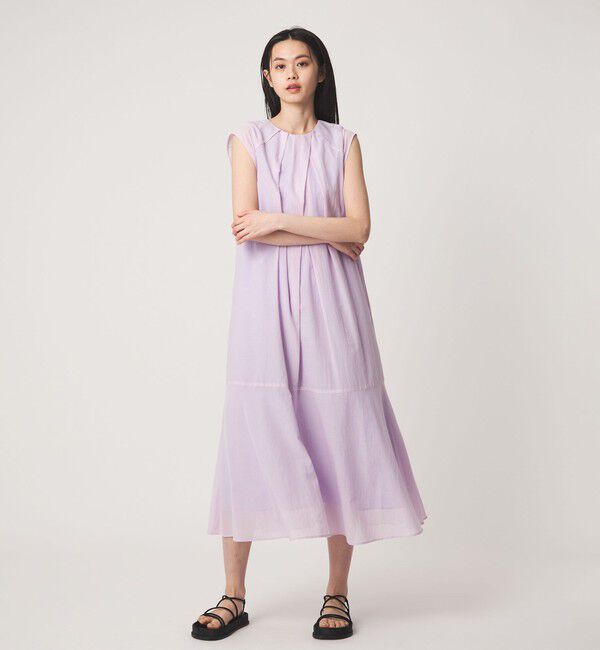 EMMEL REFINES「＜EMMEL REFINES＞EM C/PEシフォン 2WAY ワンピース」|ワンピース|