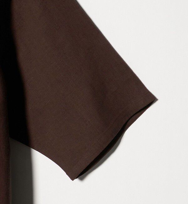 UNITED ARROWS green label relaxing「リネン ポプリン オープンカラー 半袖 シャツ」|シャツ・ブラウス|