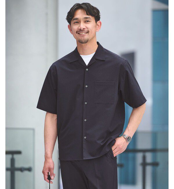 UNITED ARROWS green label relaxing「【WEB限定】JUST fit トロピカル セットアップ シャツ＆スラックス -2WAYストレッチ-」|シャツ・ブラウス|