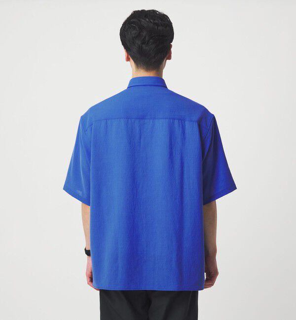 UNITED ARROWS green label relaxing「ワッシャー ポプリン ボックスシルエット 半袖 シャツ」|シャツ・ブラウス|