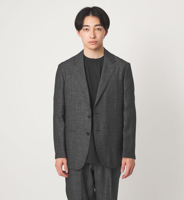 UNITED ARROWS green label relaxing「TW リネン デニムライク 2B 01 セットアップジャケット」|テーラードジャケット|