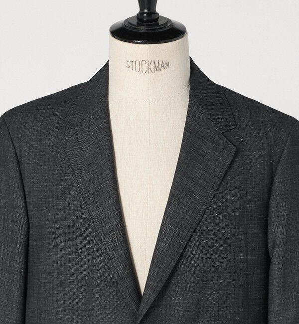 UNITED ARROWS green label relaxing「TW リネン デニムライク 2B 01 セットアップジャケット」|テーラードジャケット|