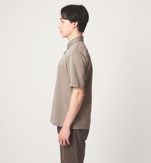 UNITED ARROWS green label relaxing「コットン ポリエステル ジャカード ナロー ボタンダウン ポロシャツ」|ポロシャツ|