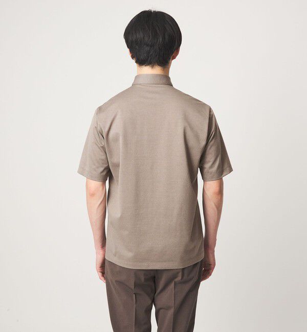 UNITED ARROWS green label relaxing「コットン ポリエステル ジャカード ナロー ボタンダウン ポロシャツ」|ポロシャツ|