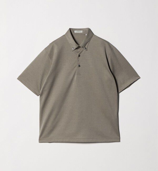 UNITED ARROWS green label relaxing「コットン ポリエステル ジャカード ナロー ボタンダウン ポロシャツ」|ポロシャツ|