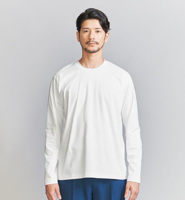 BEAUTY&YOUTH UNITED ARROWS「【WEB限定 WARDROBE SMART】NORITAKE クルーネック スマートフィット カットソー」|Tシャツ・カットソー|