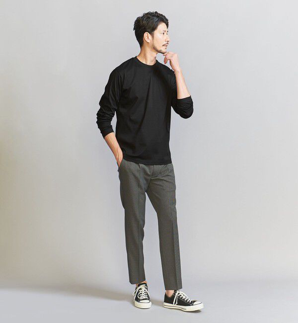 BEAUTY&YOUTH UNITED ARROWS「【WEB限定 WARDROBE SMART】NORITAKE クルーネック スマートフィット カットソー」|Tシャツ・カットソー|