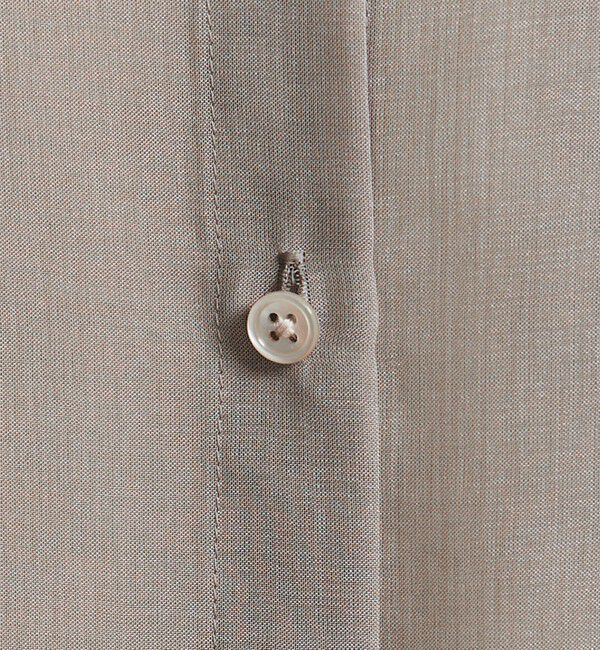 BEAUTY&YOUTH UNITED ARROWS「ポリエステル オーガンジー シャツ ウォッシャブル」|シャツ・ブラウス|