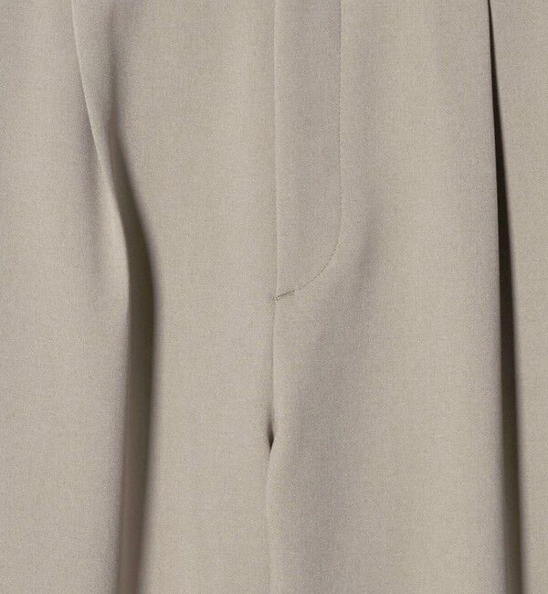 BEAUTY&YOUTH UNITED ARROWS「メランジ ダブルクロス 1プリーツ アジャスト パンツ NO.7」|チノ|