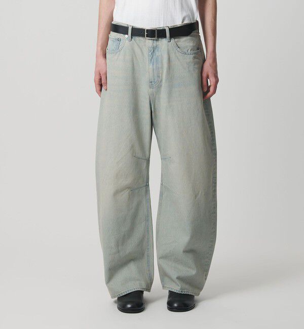 MONKEY TIME「デニム カーブ パンツ」|チノ|