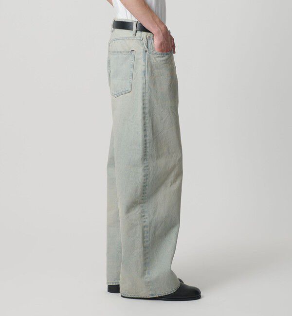 MONKEY TIME「デニム カーブ パンツ」|チノ|