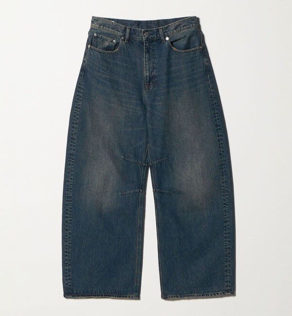 MONKEY TIME「デニム カーブ パンツ」|チノ|