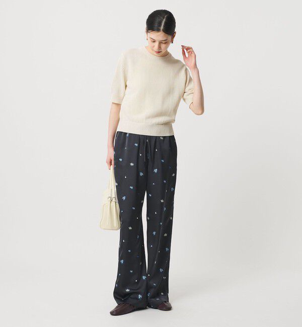 BEAUTY&YOUTH UNITED ARROWS「コイルニット ショートスリーブ プルオーバー ウォッシャブル」|ニット・セーター|