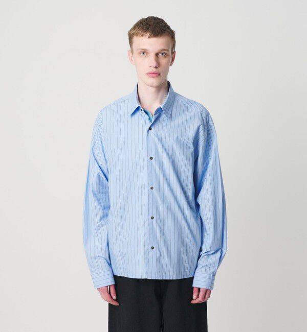 MONKEY TIME「コットン クロップド シャツ」|シャツ・ブラウス|