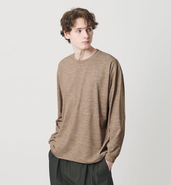 BEAUTY&YOUTH UNITED ARROWS「コンフィーウール ロングスリーブ カットソー」|Tシャツ・カットソー|