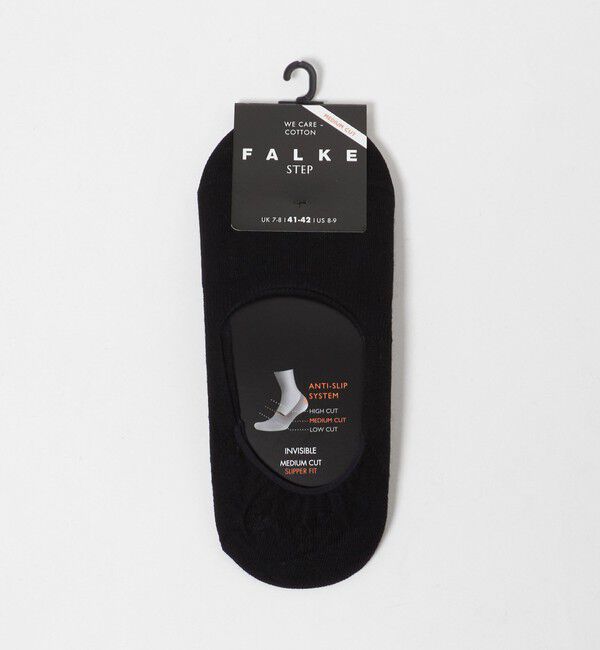 BEAUTY&YOUTH UNITED ARROWS「＜FALKE＞ステップ インビジブル ソックス ミディアム カット」|ソックス|BLACK