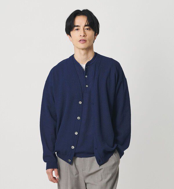 BEAUTY&YOUTH UNITED ARROWS「エアミラノ Vネック カーディガン ウォッシャブル 抗菌 防臭機能付き」|カーディガン|