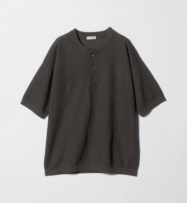 BEAUTY&YOUTH UNITED ARROWS「エアミラノ ヘンリーネック ニット ウォッシャブル 抗菌 防臭機能付き 」|ニット・セーター|