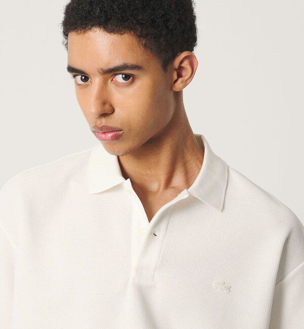 BEAUTY&YOUTH UNITED ARROWS「＜LACOSTE for BEAUTY&YOUTH＞ワントーン ポロシャツ」|ポロシャツ|WHITE