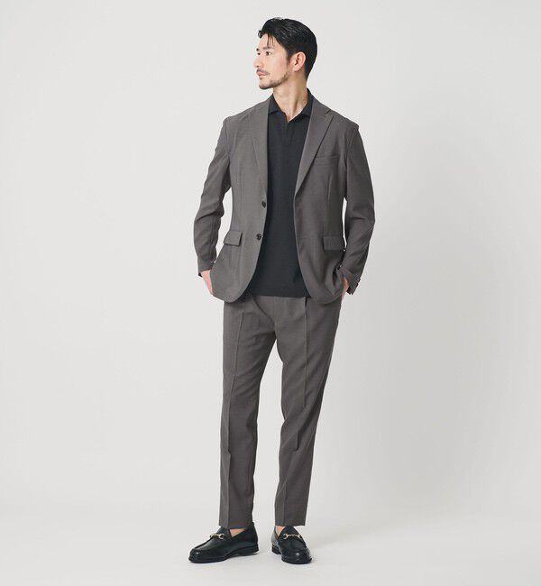 BEAUTY&YOUTH UNITED ARROWS「【WEB限定 WARDROBE SMART】 Reflax ポプリン ジャケット＆イージーパンツ」|スーツ|