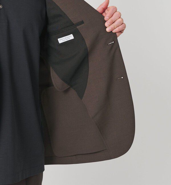 BEAUTY&YOUTH UNITED ARROWS「【WEB限定 WARDROBE SMART】 Reflax ポプリン ジャケット＆イージーパンツ」|スーツ|