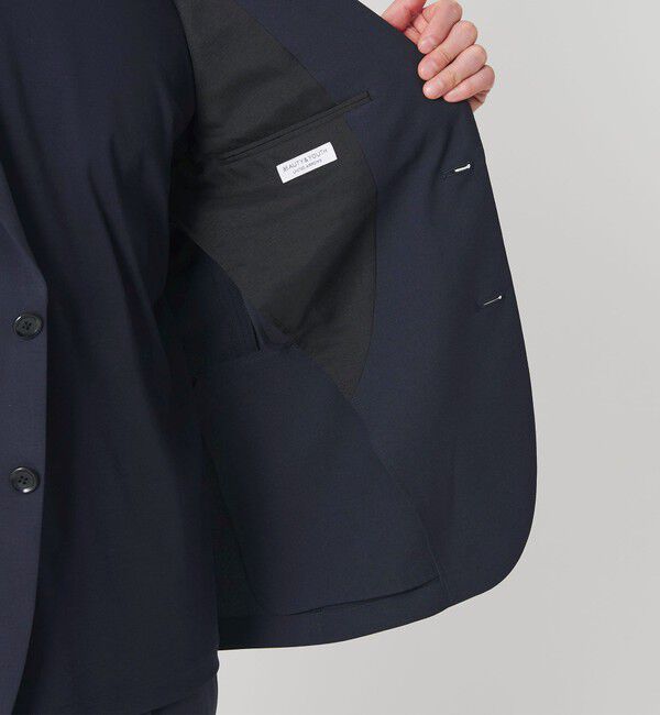 BEAUTY&YOUTH UNITED ARROWS「【WEB限定 WARDROBE SMART】 Reflax ポプリン ジャケット＆イージーパンツ」|スーツ|