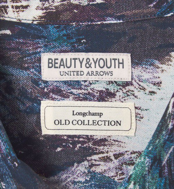 BEAUTY&YOUTH UNITED ARROWS「ロンシャン ブラッシュド パターン キャンプ シャツ GRANDE型」|シャツ・ブラウス|