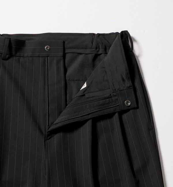 BEAUTY&YOUTH UNITED ARROWS「ピンストライプ バギー スラックス NO.9 ストレッチ」|チノ|