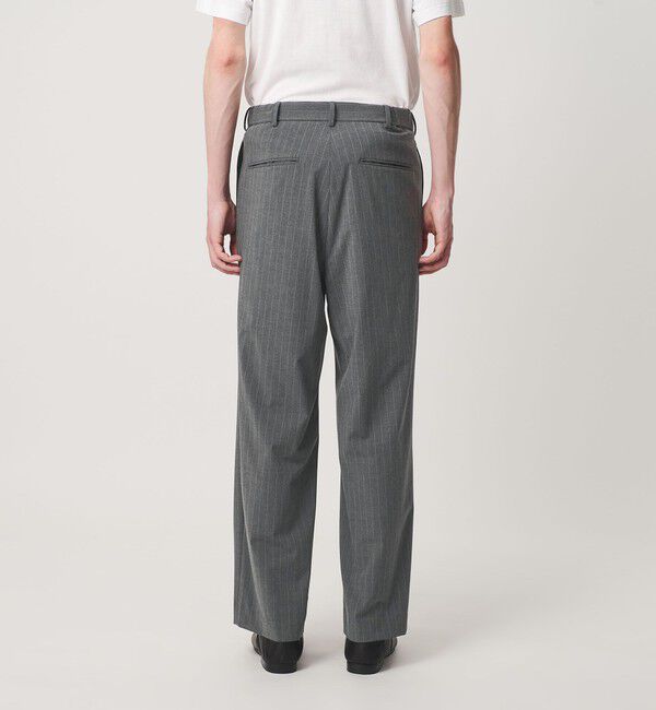 BEAUTY&YOUTH UNITED ARROWS「ピンストライプ バギー スラックス NO.9 ストレッチ」|チノ|