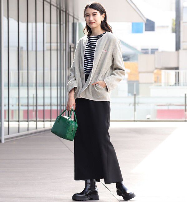 Ray BEAMS 「DANTON / FLEECE COLLARLESS JACKET」|ブルゾン・スタジャン|