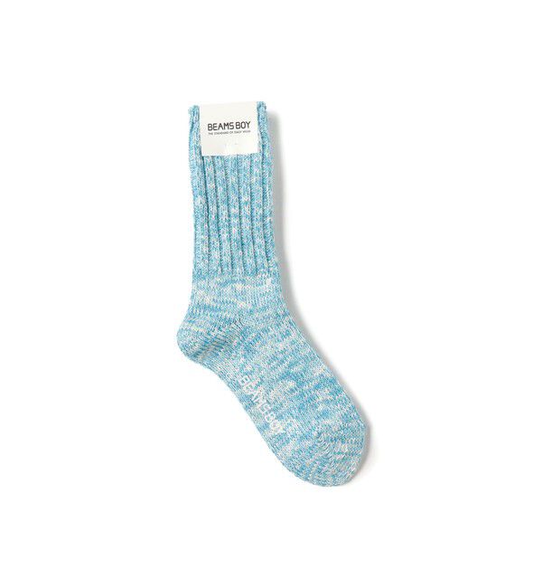 BEAMSBOY「スラブ ミックス ソックス」|ソックス|LT.BLUE