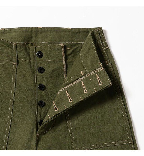 BEAMSBOY「BUZZ RICKSON'S / U.S. MARINE CORPS M-1941 HERRINGBONE PANTS SHORT LENGTH」|チノ|