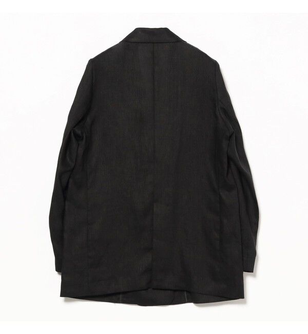 Demi-Luxe BEAMS 「ダブルブレスト リネン ジャケット」|ダッフルコート|