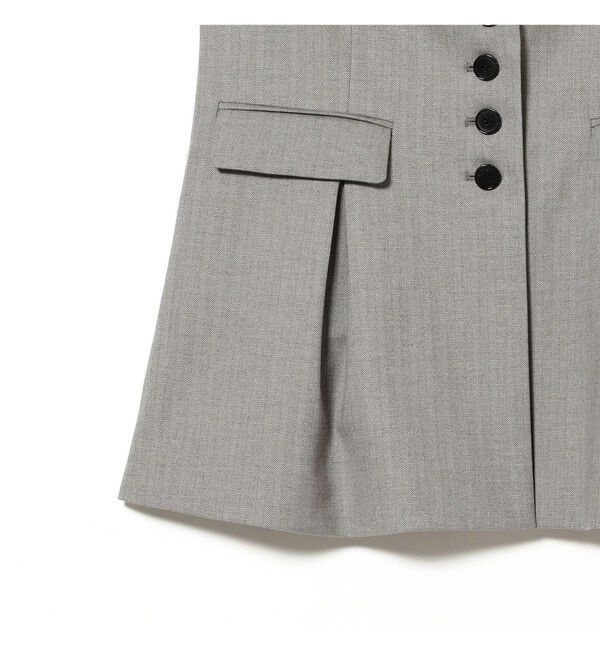 Ray BEAMS 「RBS / ヘリンボーン タック ジレ」|ベスト・ジレ|