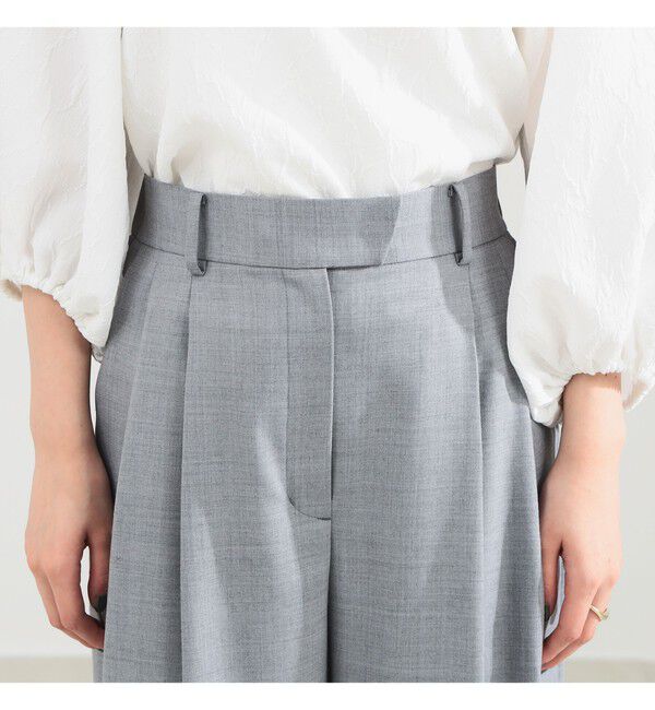 Demi-Luxe BEAMS 「エディター東原妙子 &times; Demi-Luxe BEAMS / ツイル イージー ストレート パンツ」|チノ|