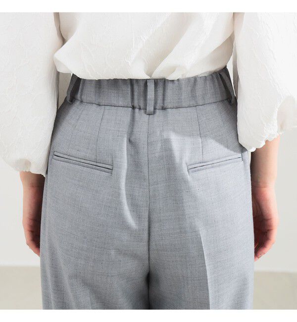 Demi-Luxe BEAMS 「エディター東原妙子 &times; Demi-Luxe BEAMS / ツイル イージー ストレート パンツ」|チノ|