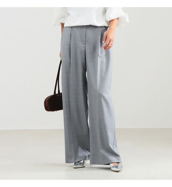 Demi-Luxe BEAMS 「エディター東原妙子 &times; Demi-Luxe BEAMS / ツイル イージー ストレート パンツ」|チノ|