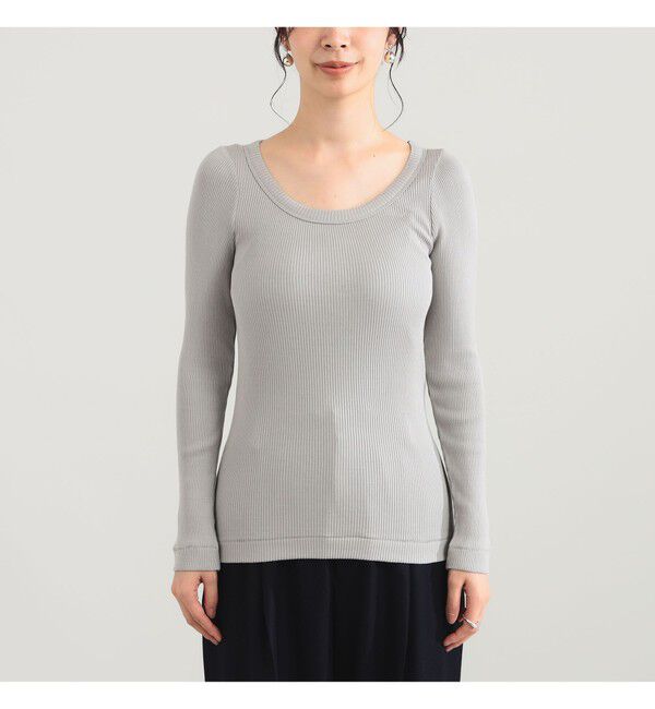 Demi-Luxe BEAMS 「AK+1 / シルク コットン 丸胴 プルオーバー」|Tシャツ・カットソー|