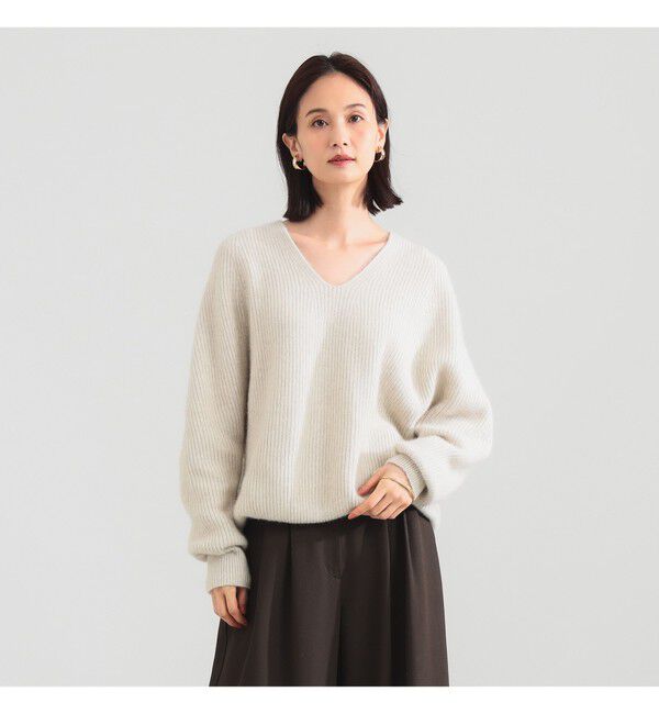 Demi-Luxe BEAMS 「フォックスウール ホールガーメント ニット」|ニット・セーター|