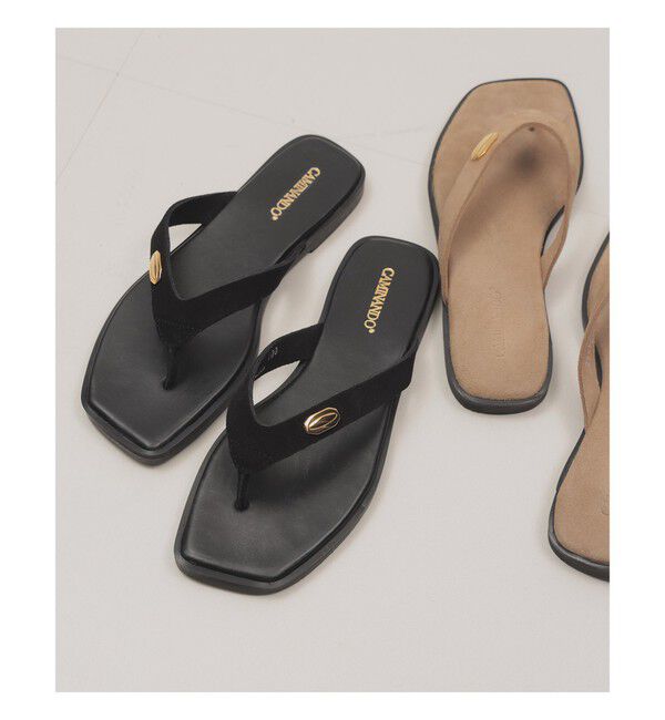 Demi-Luxe BEAMS 「	CAMINANDO / トングサンダル」|サンダル|別注BLACK