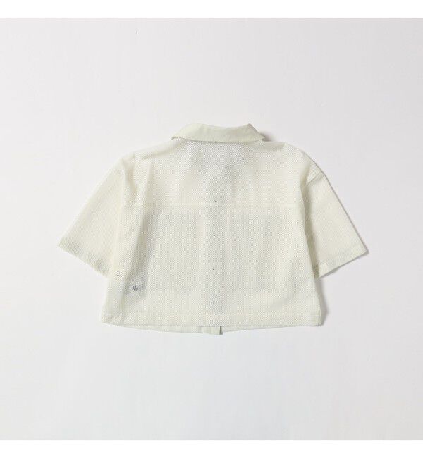 Ray BEAMS 「メッシュ クロップド シャツ」|シャツ・ブラウス|