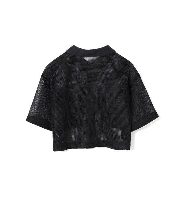 Ray BEAMS 「メッシュ クロップド シャツ」|シャツ・ブラウス|