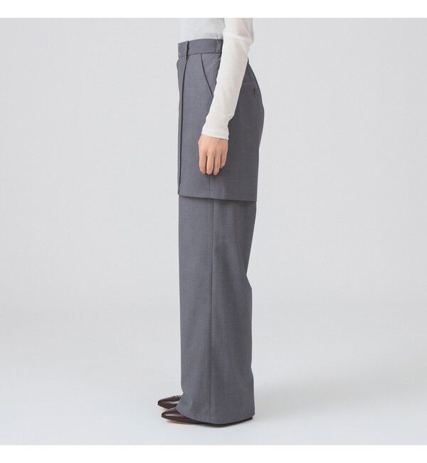 Ray BEAMS 「ハーフ レイヤード パンツ」|チノ|